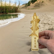 Bookmark - PERSONALIZED Barracuda - Birch wood