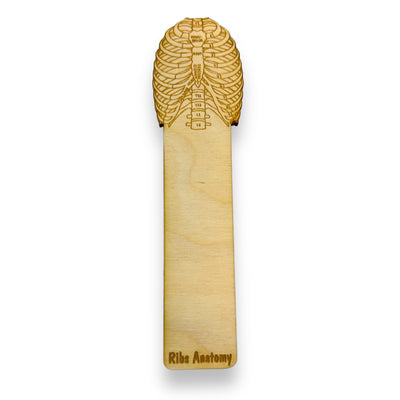 Bookmark - Ribs Anatomy - Birch wood