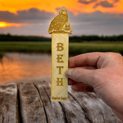 Bookmark - PERSONALIZED Capitol Eagle - Birch wood