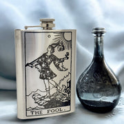 8oz - The Fool Tarot Card - SS Flask