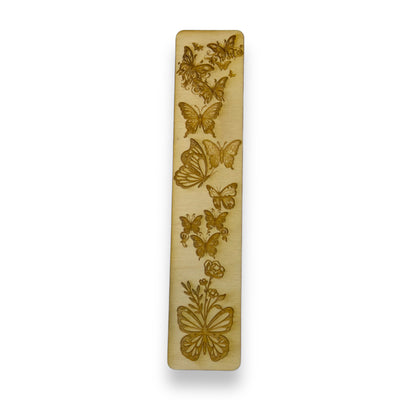 Bookmark - Butterfly Party - Birch wood