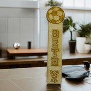 Bookmark - PERSONALIZED Soccer Life - Birch wood