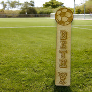 Bookmark - PERSONALIZED Soccer Life - Birch wood