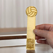 Bookmark - Volleyball My favorite player call me mom - Birch wood