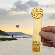 Bookmark - Volleyball My favorite player call me mom - Birch wood