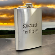 8oz Samsquanch Territory Stainless Steel Flask