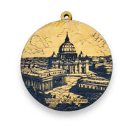 Ornament - Black - Vatican City Rome