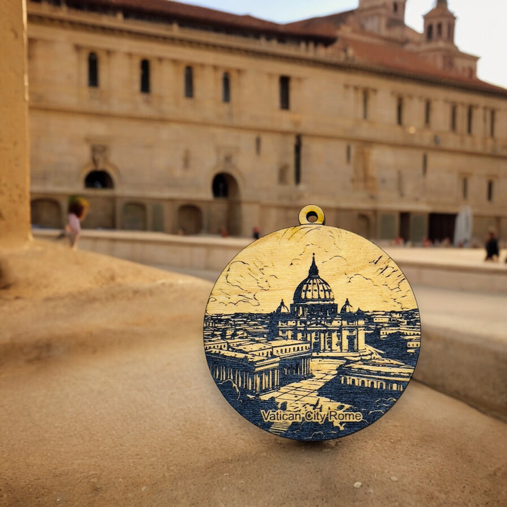 Ornament - Black - Vatican City Rome