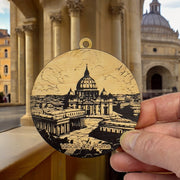 Ornament - Black - Vatican City Rome