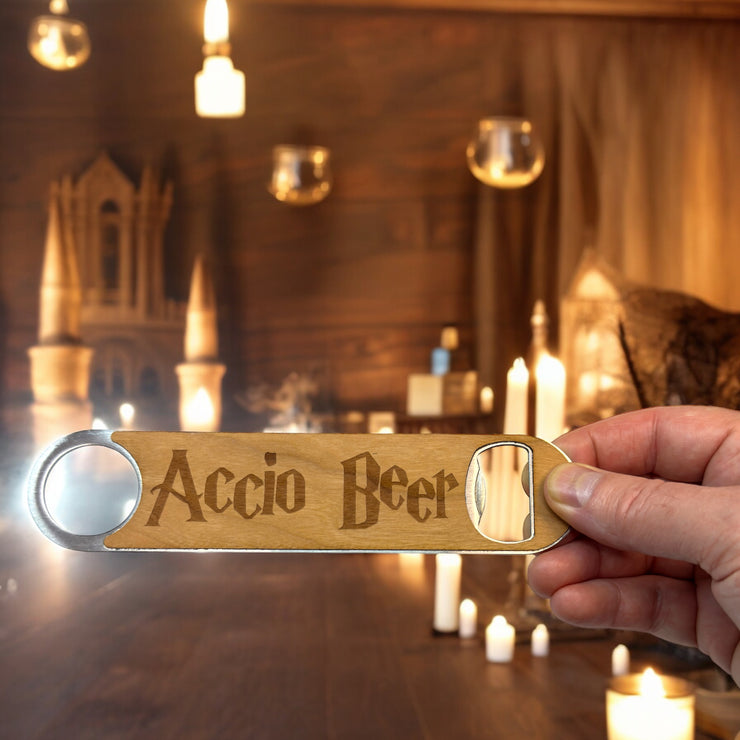 Accio Beer - Wooden Bottle Opener