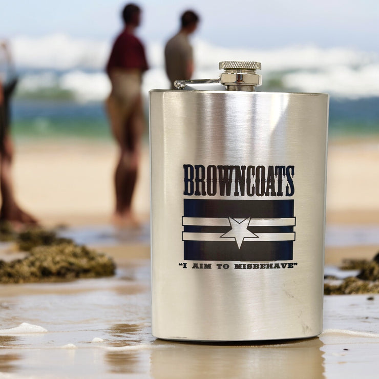 8oz Browncoats Stainless Steel Flask