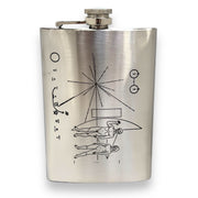 8oz Pioneer Message Stainless Steel Flask