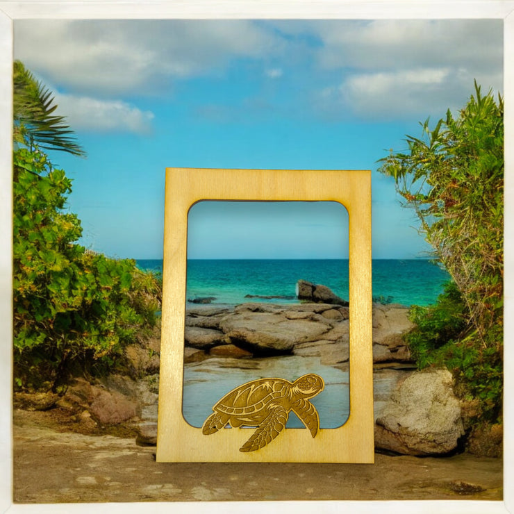 Seaturtle Photo frame insert (FRAME NOT INCLUDED)