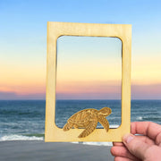 Seaturtle Photo frame insert (FRAME NOT INCLUDED)