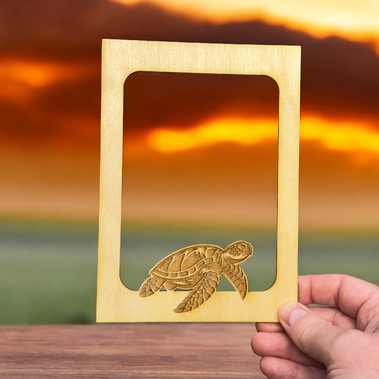 Seaturtle Photo frame insert (FRAME NOT INCLUDED)