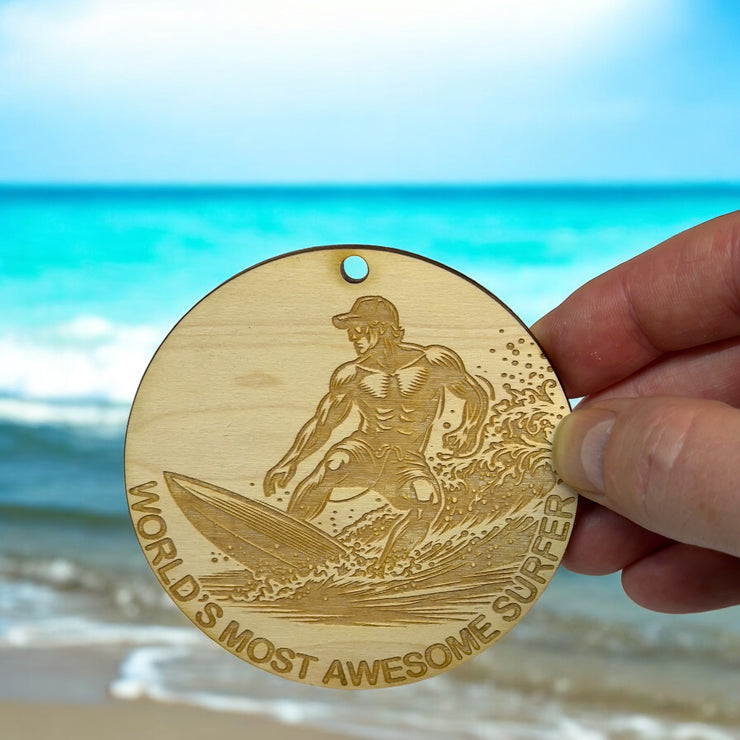 Ornament - World's most awesome surfer