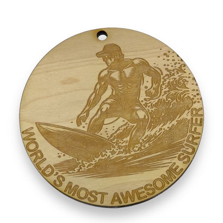 Ornament - World's most awesome surfer