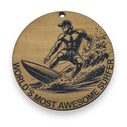 Ornament - World's most awesome surfer