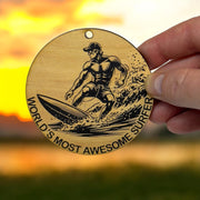 Ornament - World's most awesome surfer