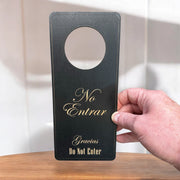 Door Hanger - Spanish Language - No Entrar - Do not Enter - 9x4