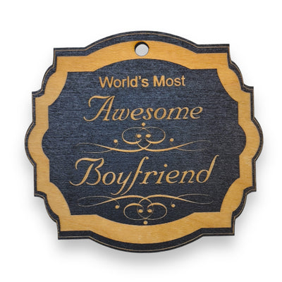 Ornament - World's most awesome Boyfriend