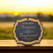 Ornament - World's most awesome Boyfriend