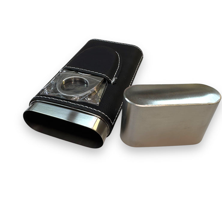 Cigar Case with Cutter - Dad you will always be the first man Leatherette