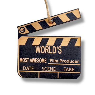 Ornament - Black - Worlds most awesome Film Producer