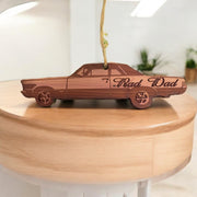 Rad Dad Muscle Car - Cedar Ornament