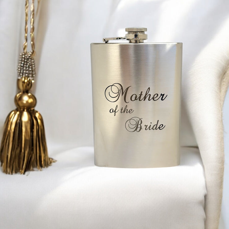 8oz Mother of the Bride Stainless Steel Flask