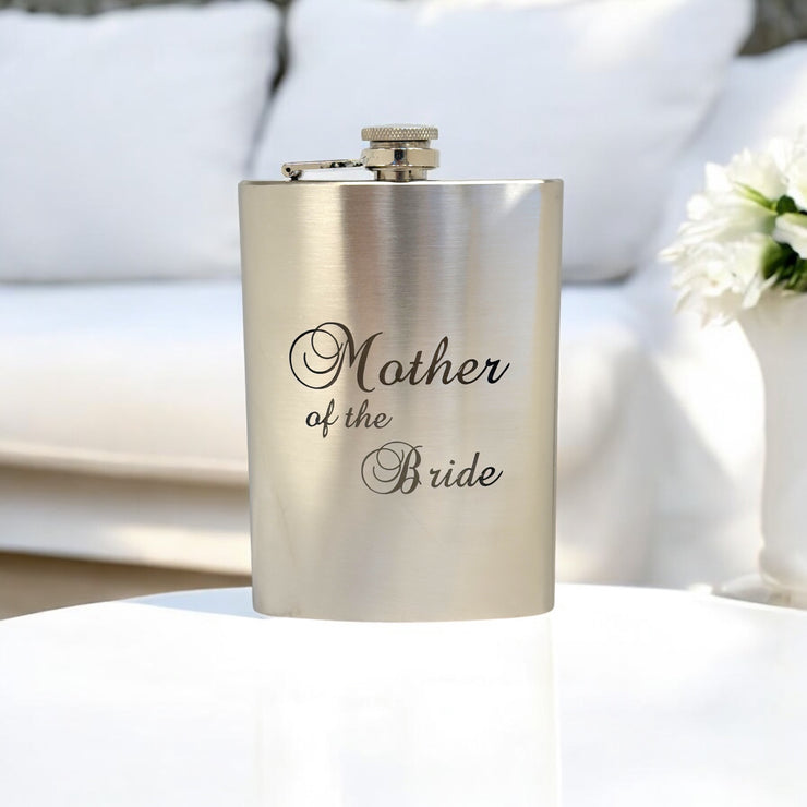 8oz Mother of the Bride Stainless Steel Flask