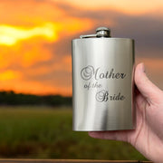 8oz Mother of the Bride Stainless Steel Flask