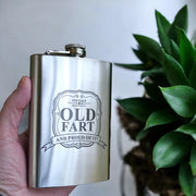 8oz Old Fart Stainless Steel Flask