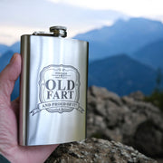 8oz Old Fart Stainless Steel Flask