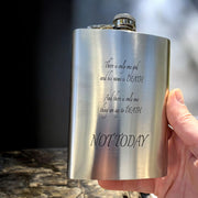 8oz There Is Only One God Stainless Steel Flask