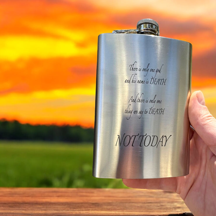 8oz There Is Only One God Stainless Steel Flask