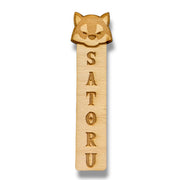 Bookmark - Personalized Cute Wolf