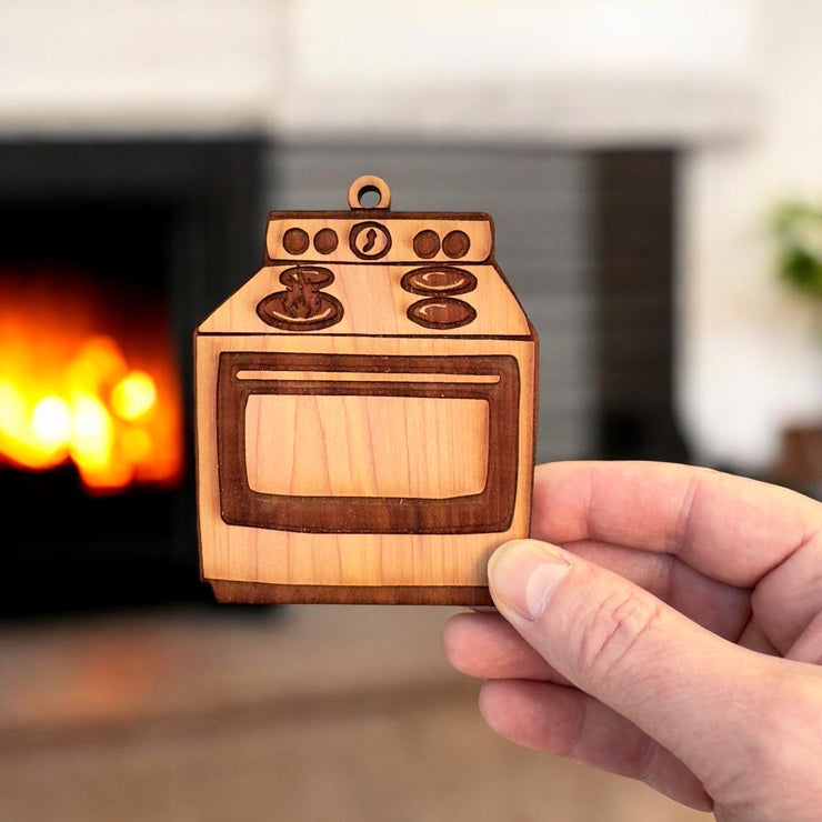 Stove - Cedar Ornament