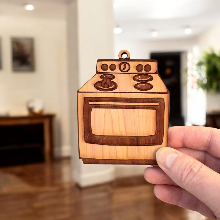 Stove - Cedar Ornament