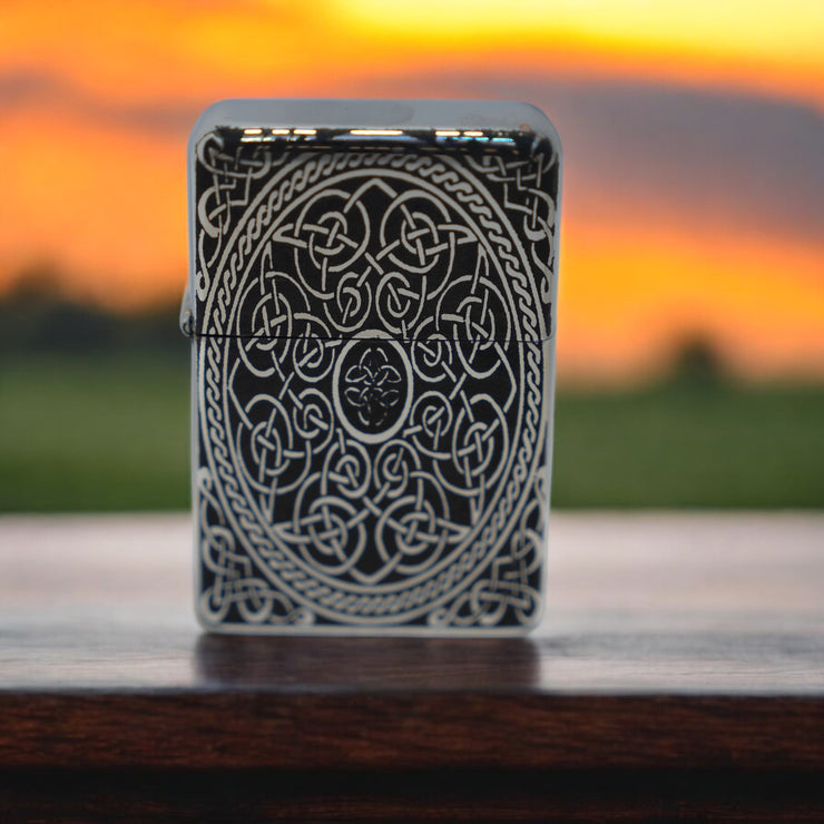 Lighter - Celtic Design High Polish Chrome