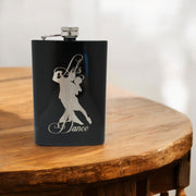 8oz BLACK Let's Dance Flask