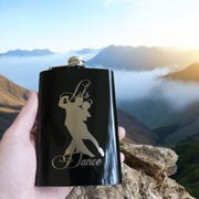 8oz BLACK Let's Dance Flask