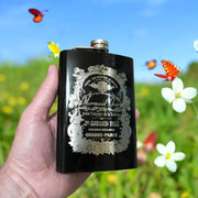 8oz BLACK Mermaid Tears Flask