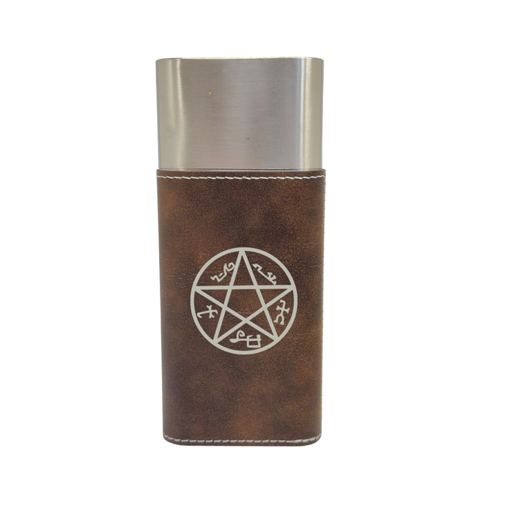 Cigar Case with Cutter - Demon Trap Leather