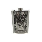 8oz - The Lovers Tarot Card - SS Flask