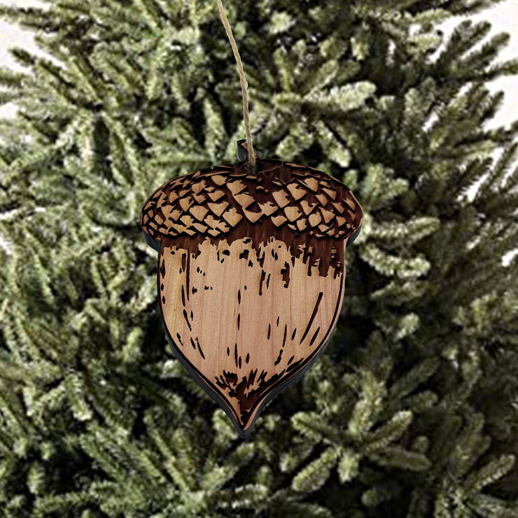 Acorn - Cedar Ornament