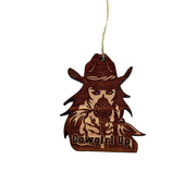 Cowgirl Up - Cedar Ornament