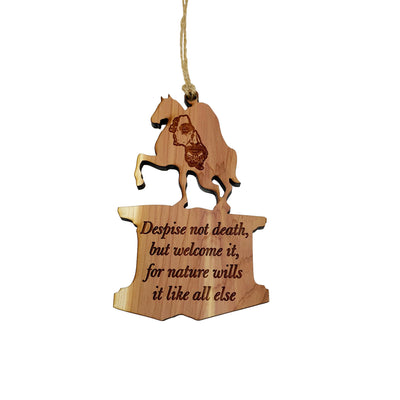 Despite not Death Marcus Aurelius CEDAR Ornament