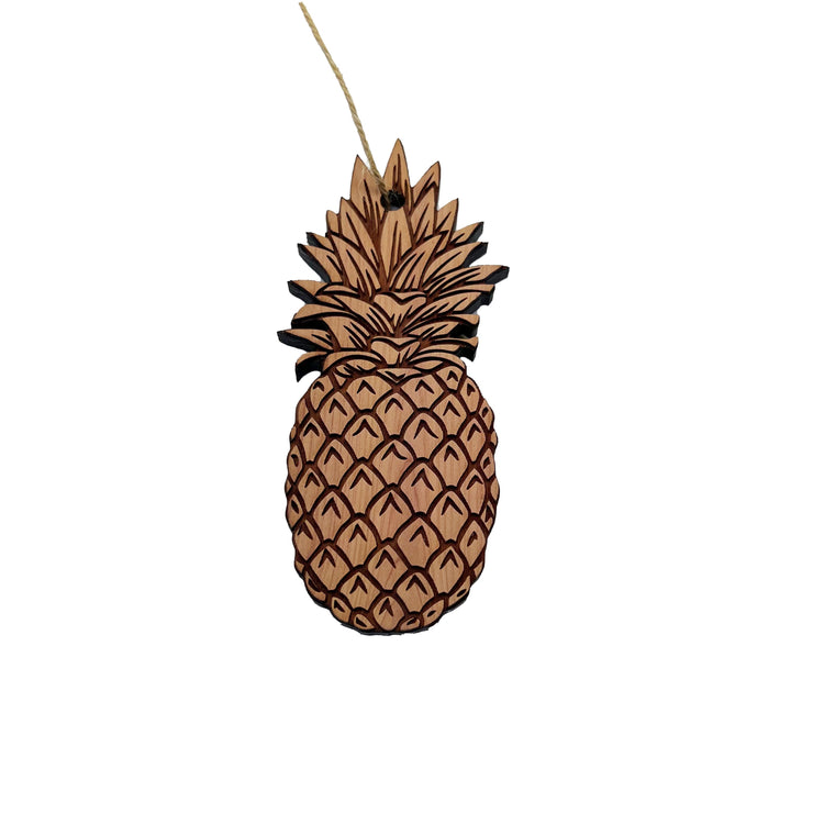 Pineapple - Cedar Ornament