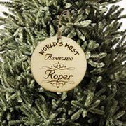 Worlds most Awesome Roper - Ornament